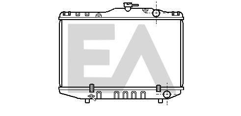 31R71019 EACLIMA Радиатор, охлаждение двигателя