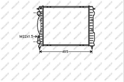 RN023R013 PRASCO Радиатор, охлаждение двигателя