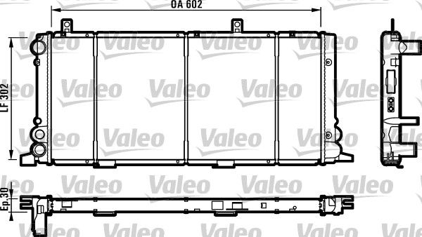 730348 VALEO Радиатор, охлаждение двигателя