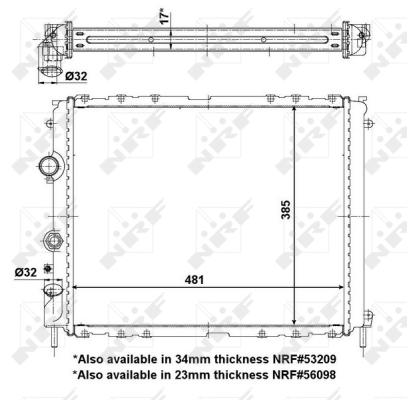 WG1723050 WILMINK GROUP Радиатор, охлаждение двигателя