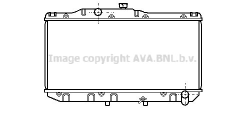 TO2111 AVA QUALITY COOLING Радиатор, охлаждение двигателя