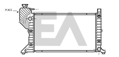 31R50130 EACLIMA Радиатор, охлаждение двигателя