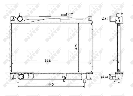 WG1722684 WILMINK GROUP Радиатор, охлаждение двигателя