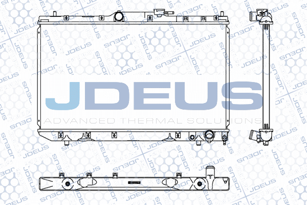 028M66 JDEUS Радиатор, охлаждение двигателя
