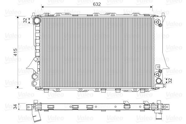 731549 VALEO Радиатор, охлаждение двигателя