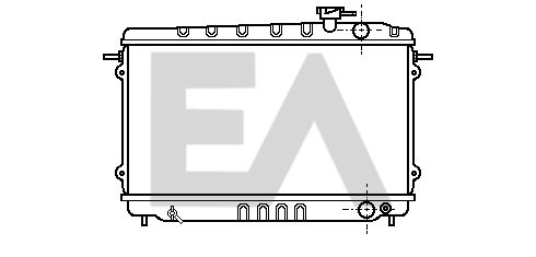 31R26004 EACLIMA Радиатор, охлаждение двигателя