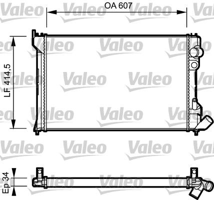 730982 VALEO Радиатор, охлаждение двигателя