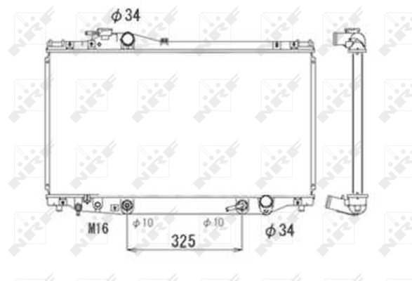 WG1722533 WILMINK GROUP Радиатор, охлаждение двигателя