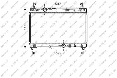 TY325R004 PRASCO Радиатор, охлаждение двигателя
