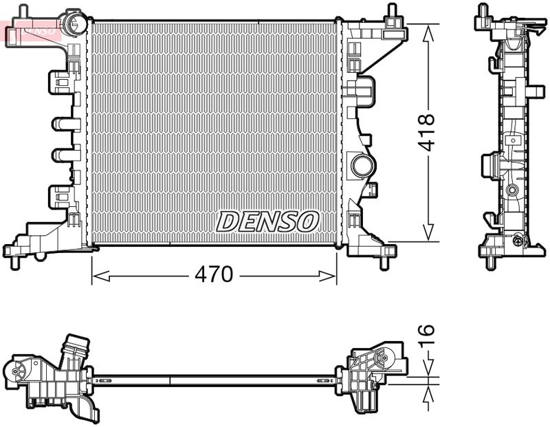 WG2270646 WILMINK GROUP Радиатор, охлаждение двигателя