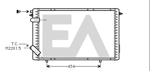 31R60094 EACLIMA Радиатор, охлаждение двигателя