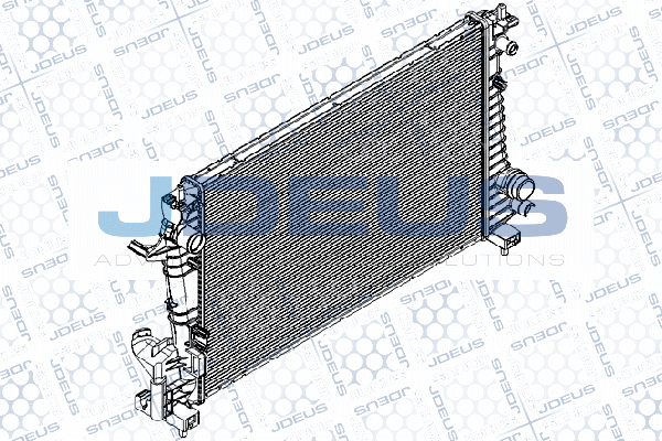 RA0560020 JDEUS Радиатор, охлаждение двигателя