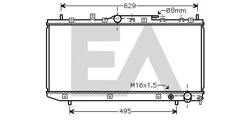 31R71302 EACLIMA Радиатор, охлаждение двигателя