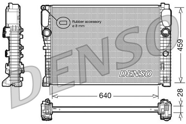 DRM17042 DENSO Радиатор, охлаждение двигателя