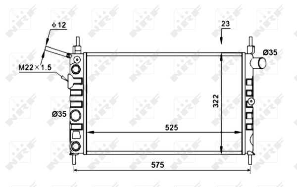 WG1721845 WILMINK GROUP Радиатор, охлаждение двигателя