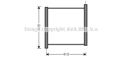 MC2012 AVA QUALITY COOLING Радиатор, охлаждение двигателя