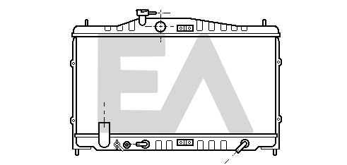 31R26021 EACLIMA Радиатор, охлаждение двигателя