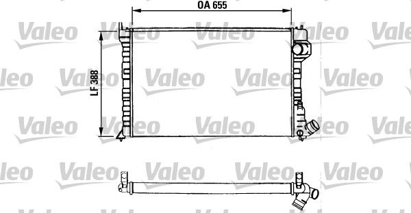 730936 VALEO Радиатор, охлаждение двигателя