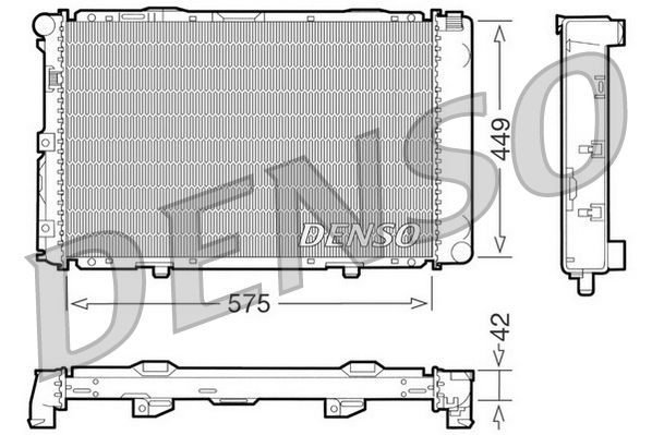 DRM17065 DENSO Радиатор, охлаждение двигателя