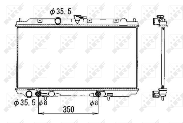 WG1722270 WILMINK GROUP Радиатор, охлаждение двигателя