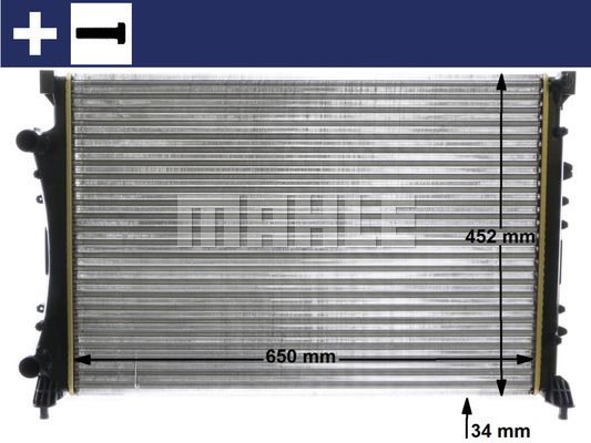 CR1110000S MAHLE Радиатор, охлаждение двигателя