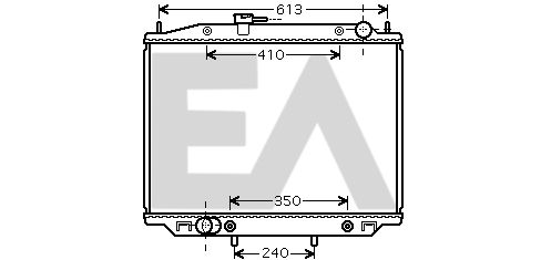 31R18118 EACLIMA Радиатор, охлаждение двигателя