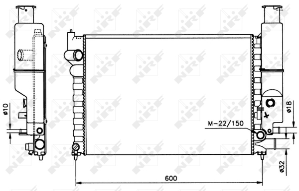 WG1723527 WILMINK GROUP Радиатор, охлаждение двигателя