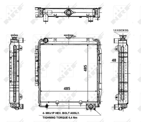 WG1723053 WILMINK GROUP Радиатор, охлаждение двигателя