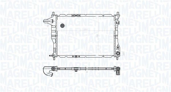 350213177900 MAGNETI MARELLI Радиатор, охлаждение двигателя