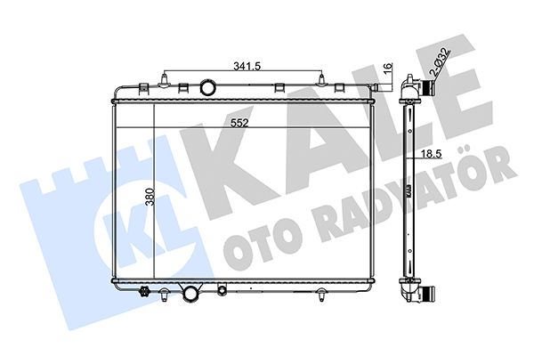 225300 KALE OTO RADYATÖR Радиатор, охлаждение двигателя
