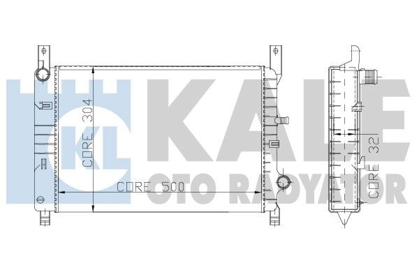 145900 KALE OTO RADYATÖR Радиатор, охлаждение двигателя