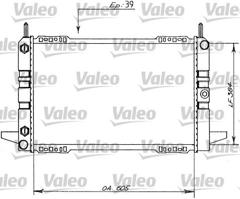 730147 VALEO Радиатор, охлаждение двигателя