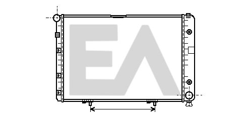 31R50038 EACLIMA Радиатор, охлаждение двигателя