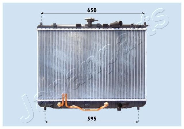 RDA333024 JAPANPARTS Радиатор, охлаждение двигателя