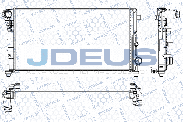 RA0111040 JDEUS Радиатор, охлаждение двигателя