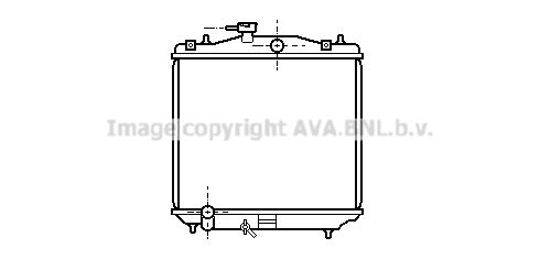 SU2021 AVA QUALITY COOLING Радиатор, охлаждение двигателя