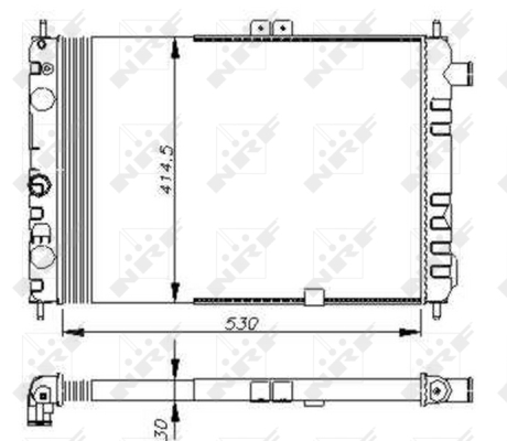 WG1723489 WILMINK GROUP Радиатор, охлаждение двигателя