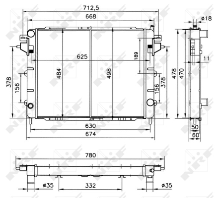 WG1721838 WILMINK GROUP Радиатор, охлаждение двигателя