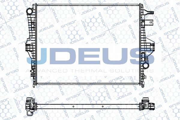 M0300560 JDEUS Радиатор, охлаждение двигателя