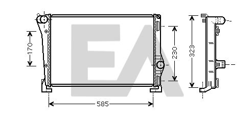 31R25115 EACLIMA Радиатор, охлаждение двигателя