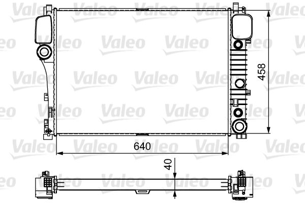 735299 VALEO Радиатор, охлаждение двигателя