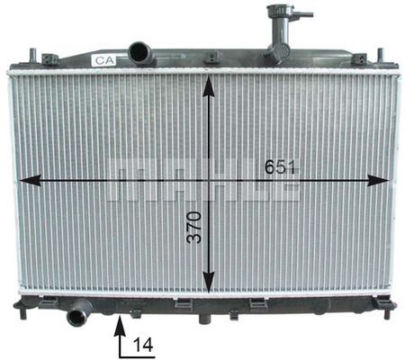 WG2182348 WILMINK GROUP Радиатор, охлаждение двигателя