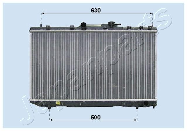 RDA153007 JAPANPARTS Радиатор, охлаждение двигателя