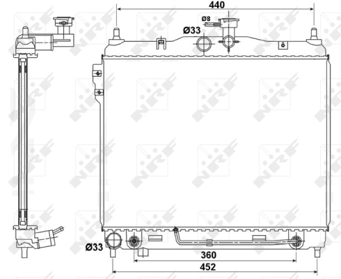 WG1722108 WILMINK GROUP Радиатор, охлаждение двигателя