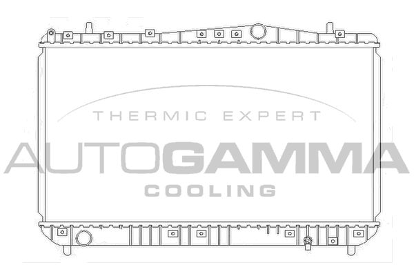 103905 AUTOGAMMA Радиатор, охлаждение двигателя