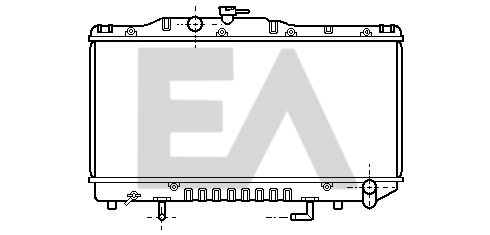 31R71043 EACLIMA Радиатор, охлаждение двигателя