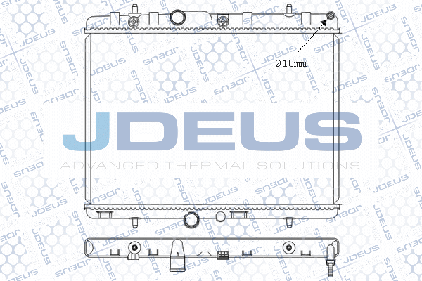 M0210430 JDEUS Радиатор, охлаждение двигателя