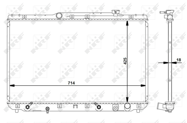 WG1721680 WILMINK GROUP Радиатор, охлаждение двигателя