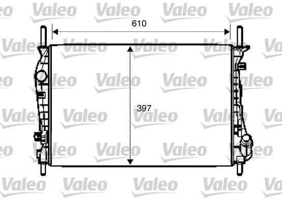 734696 VALEO Радиатор, охлаждение двигателя