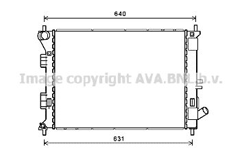 HY2335 AVA QUALITY COOLING Радиатор, охлаждение двигателя